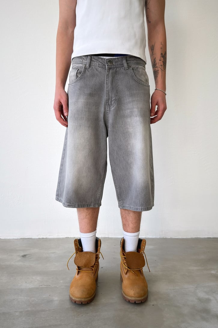 Baggy Denim Shorts